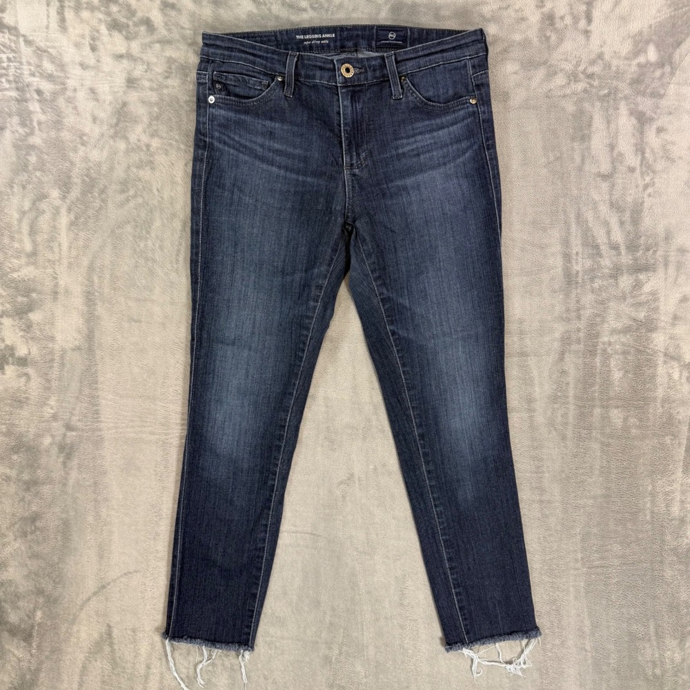 AG Adriano Goldschmied The Legging Ankle Skinny Jeans Women's Size 25R Dark Blue